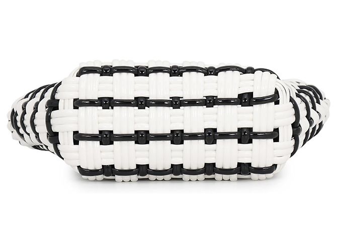 Borsa Balenciaga Bistro XXS Nero Bianco - vista 3