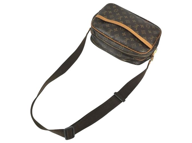 Louis Vuitton Monogram Reporter PM Schultertasche Braun - Ansicht 8