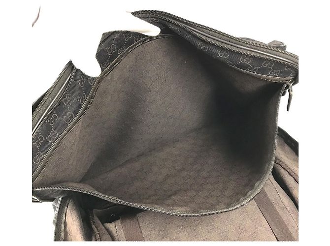 Gucci Boston Bag braun mit GG-Logo - Ansicht 14