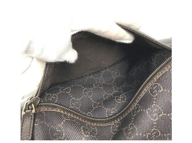 Gucci Boston Bag braun mit GG-Logo - Ansicht 17