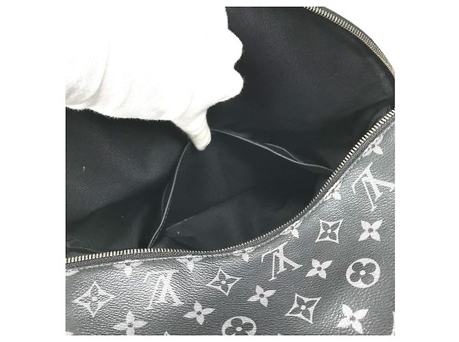 Mochila Louis Vuitton Monogram Eclipse Apollo Preto - vista 15