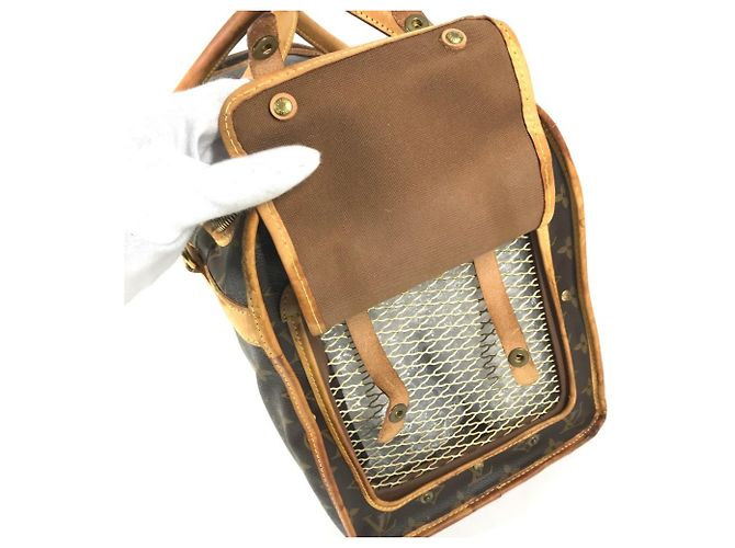 Louis Vuitton Monogram Sac Champ 40 Pet Carrier Bag Marrom - vista 10