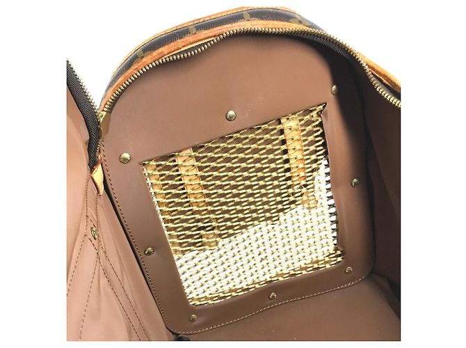 Louis Vuitton Monogram Sac Champ 40 Pet Carrier Bag Marrom - vista 14