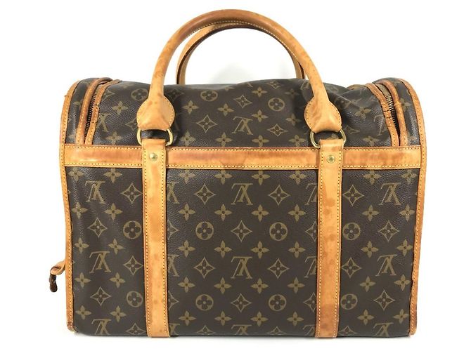 Louis Vuitton Monogram Sac Champ 40 Pet Carrier Bag Marrom - vista 2