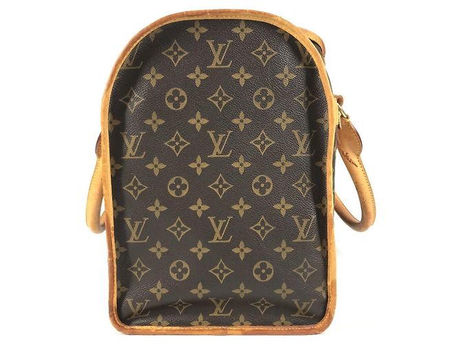 Louis Vuitton Monogram Sac Champ 40 Pet Carrier Bag Marrom - vista 4