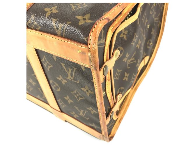 Louis Vuitton Monogram Sac Champ 40 Pet Carrier Bag Marrom - vista 6