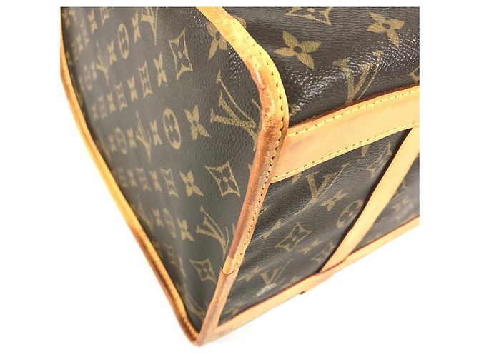 Louis Vuitton Monogram Sac Champ 40 Pet Carrier Bag Marrom - vista 7