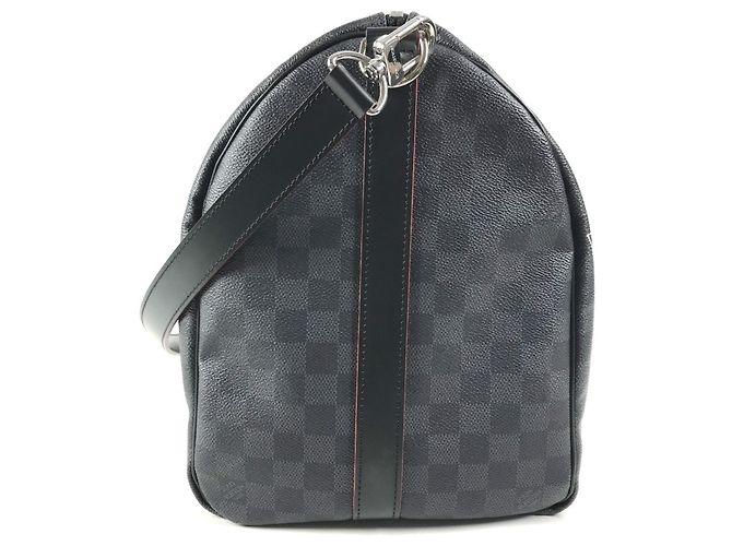 Keepall Bolso Boston Louis Vuitton Damier Graphite Negro - vista 14