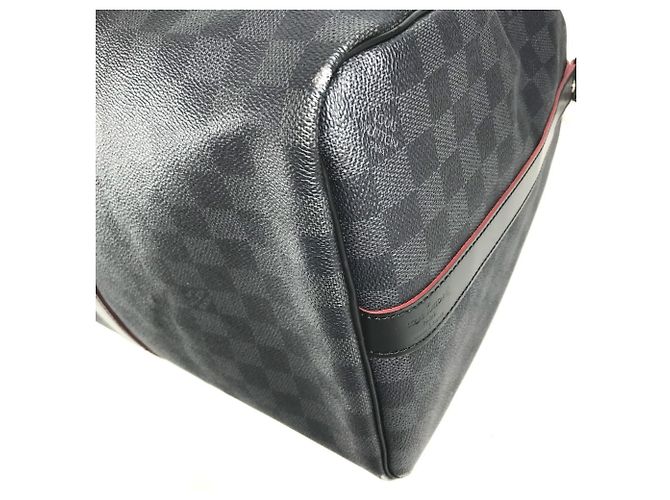 Keepall Bolso Boston Louis Vuitton Damier Graphite Negro - vista 16