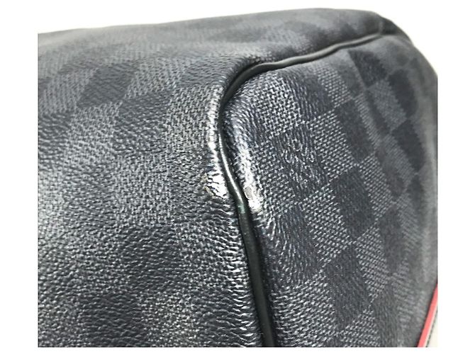 Keepall Bolso Boston Louis Vuitton Damier Graphite Negro - vista 4