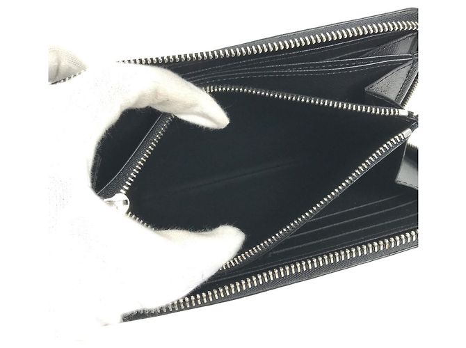 Louis Vuitton Epi Zippy Long Wallet Black - view 12