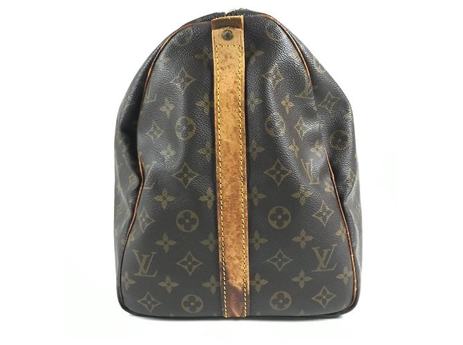 Louis Vuitton Monogram Keepall Bandoulière 50 Reisetasche Braun - Ansicht 11