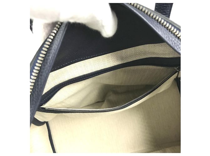 Hermès HERMES Wallago Cabin 35 Bag Navy blue - view 12