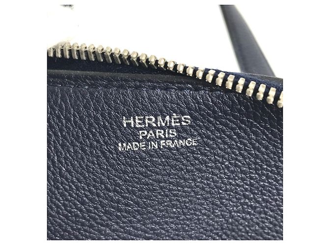 Hermès HERMES Wallago Cabin 35 Bag Navy blue - view 13
