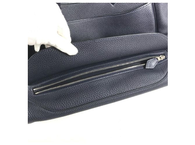 Hermès HERMES Wallago Cabin 35 Bag Navy blue - view 14
