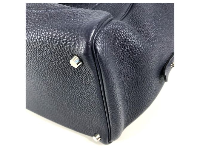 Hermès HERMES Wallago Cabin 35 Bag Navy blue - view 6