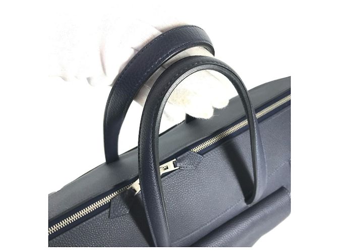 Hermès HERMES Wallago Cabin 35 Bag Navy blue - view 8