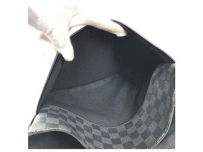 Louis Vuitton Damier Graphite Daniel GM Tasche Schwarz - Ansicht 13