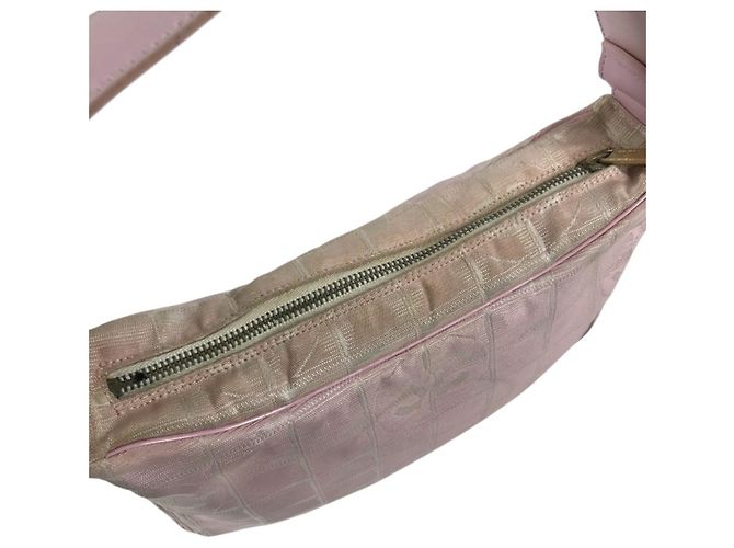 Borsa CHANEL New Travel Line CC Coco Mark Logo Rosa - vista 10