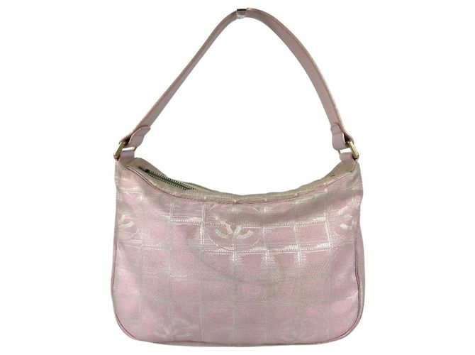 Borsa CHANEL New Travel Line CC Coco Mark Logo Rosa - vista 2