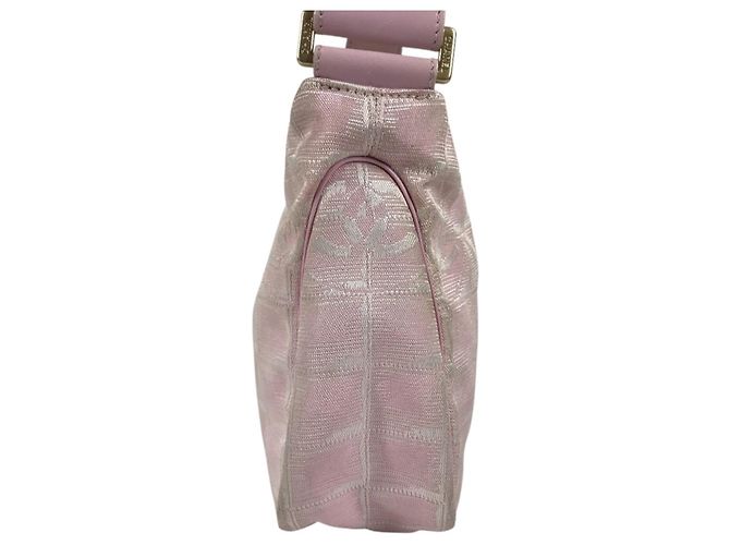 Borsa CHANEL New Travel Line CC Coco Mark Logo Rosa - vista 4