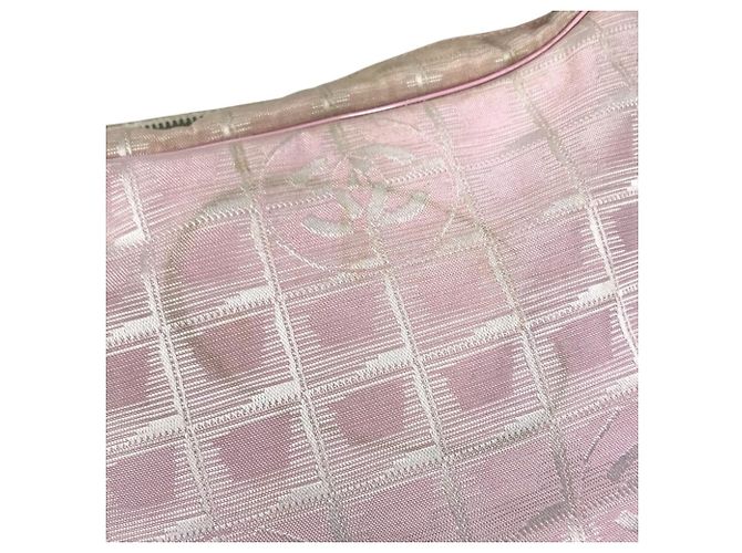 Borsa CHANEL New Travel Line CC Coco Mark Logo Rosa - vista 8