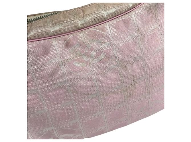 Borsa CHANEL New Travel Line CC Coco Mark Logo Rosa - vista 9