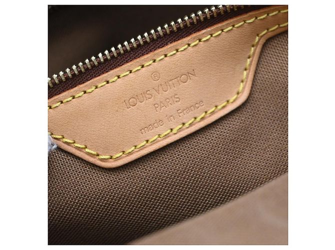 Louis Vuitton Cabas Mezzo Monogram Canvas Castaño - vista 6