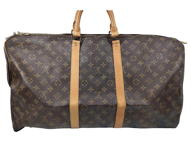 Louis Vuitton Keepall Monogram Canvas 55 Marron - vue 2