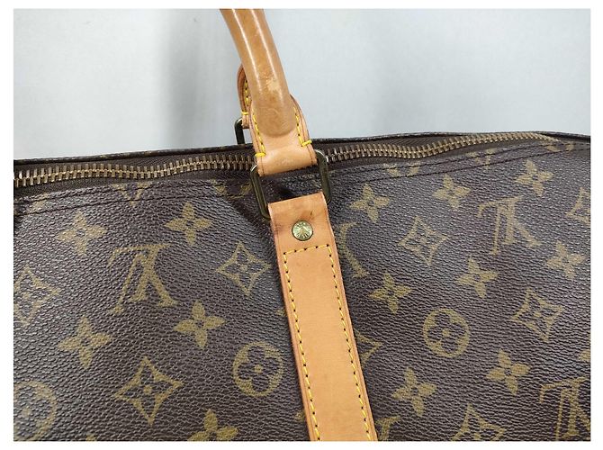 Louis Vuitton Keepall Monogram Canvas 55 Marron - vue 3