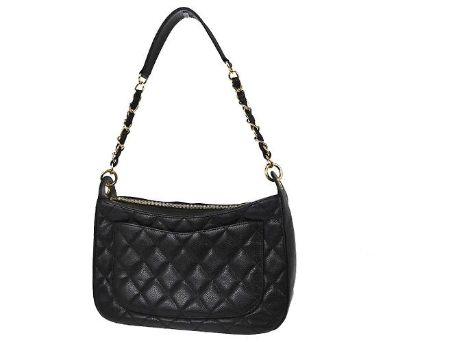 Chanel Timeless CC Chain Quilted Caviar Medium Preto - vista 2