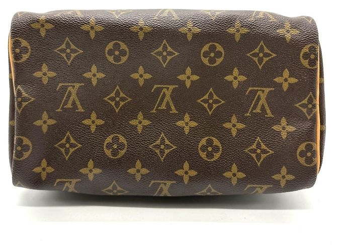 Bolsa Mini Boston Louis Vuitton Monogram Speedy 25 Marrom - vista 2