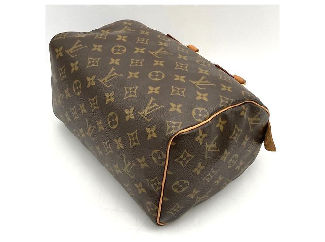 Bolsa Mini Boston Louis Vuitton Monogram Speedy 25 Marrom - vista 3