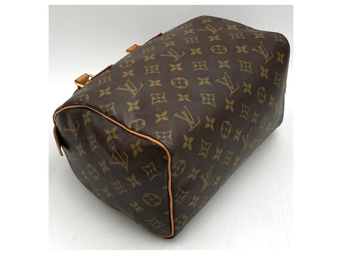 Bolsa Mini Boston Louis Vuitton Monogram Speedy 25 Marrom - vista 4