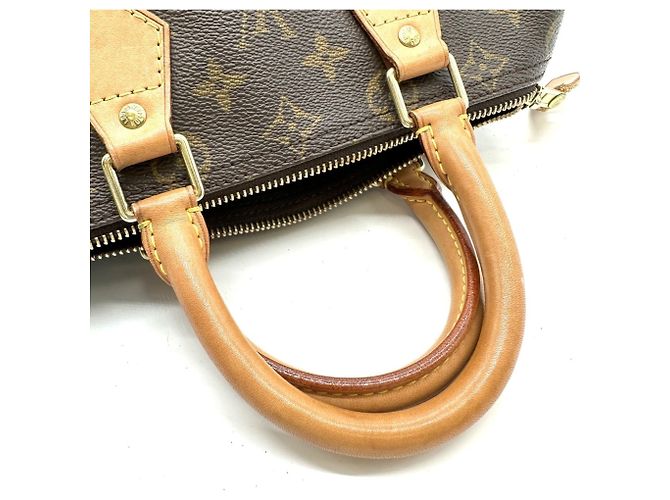 Bolsa Mini Boston Louis Vuitton Monogram Speedy 25 Marrom - vista 5