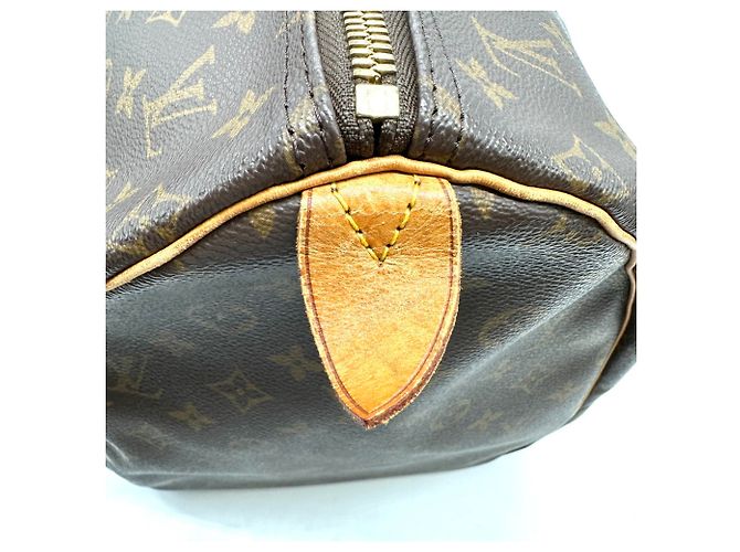 Louis Vuitton Monogram Keepall 55 Boston Tasche Braun - Ansicht 12
