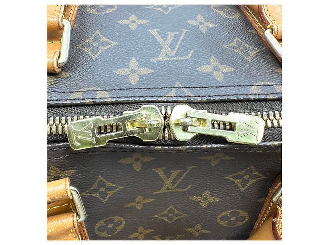 Louis Vuitton Monogram Keepall 55 Boston Tasche Braun - Ansicht 13