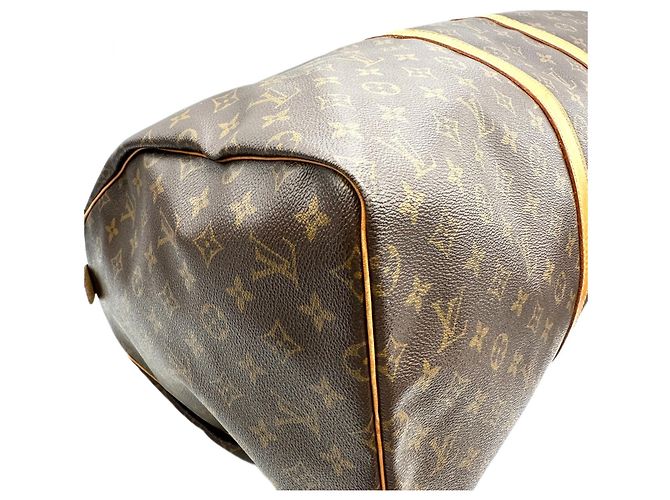 Louis Vuitton Monogram Keepall 55 Boston Tasche Braun - Ansicht 3