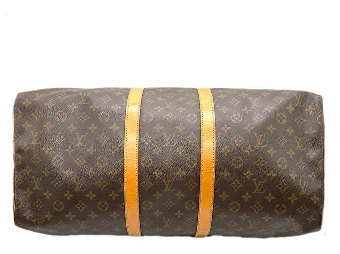 Louis Vuitton Monogram Keepall 55 Boston Tasche Braun - Ansicht 5