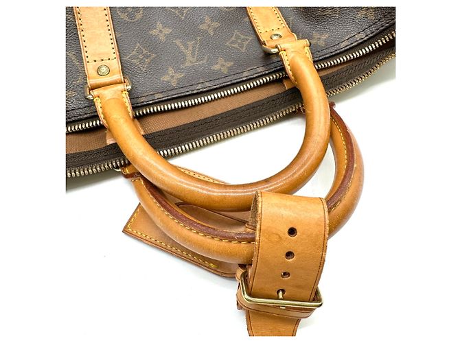 Louis Vuitton Monogram Keepall 55 Boston Tasche Braun - Ansicht 6