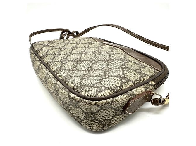 Borsa a tracolla GUCCI GG Supreme Old Brown Marrone - vista 4