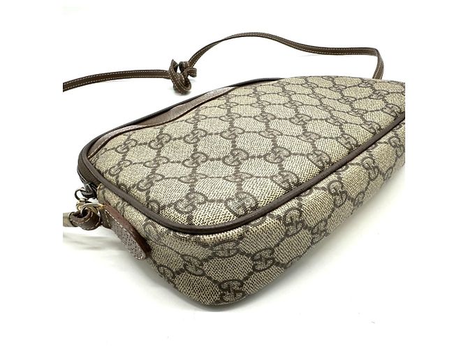 Borsa a tracolla GUCCI GG Supreme Old Brown Marrone - vista 5