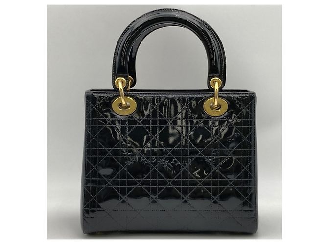 Christian Dior Lady Handtasche Schwarz - Ansicht 2