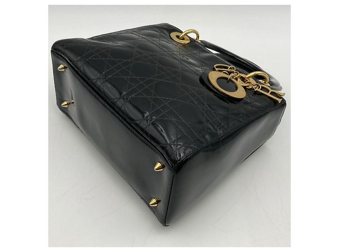 Christian Dior Lady Handtasche Schwarz - Ansicht 3
