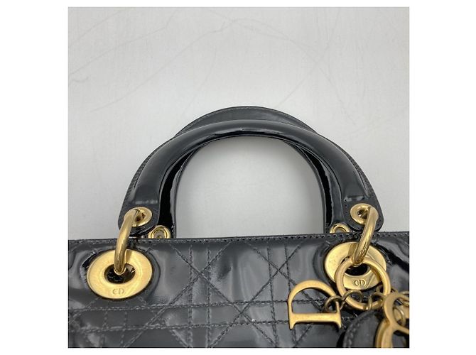 Christian Dior Lady Handtasche Schwarz - Ansicht 5