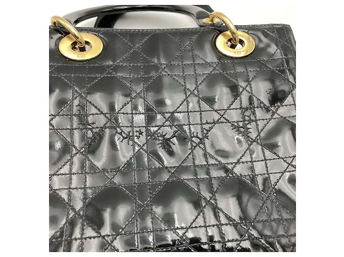 Christian Dior Lady Handtasche Schwarz - Ansicht 9