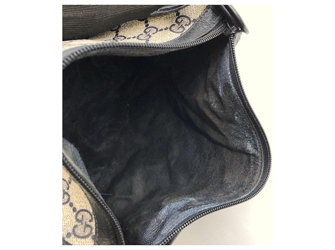 Gucci Old Gucci 14 02 032 Schultertasche Marineblau - Ansicht 10