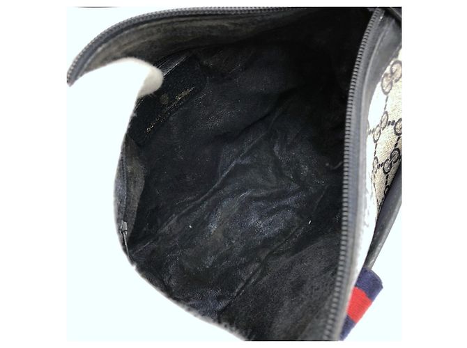 Gucci Old Gucci 14 02 032 Schultertasche Marineblau - Ansicht 7