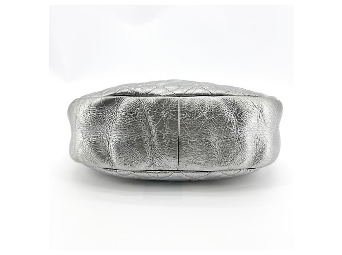 Chanel 31 Shopping gestepptes Kalbsleder Small Silber - Ansicht 6