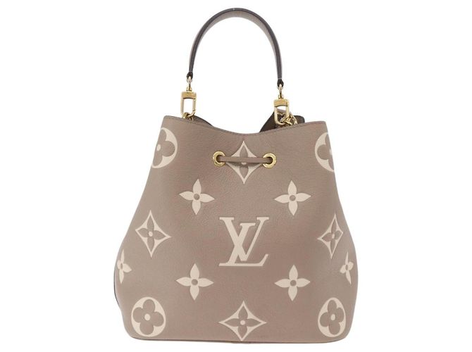 Néonoé Louis Vuitton Neo Noe By The Pool Monogram Raffia MM Bege - vista 2